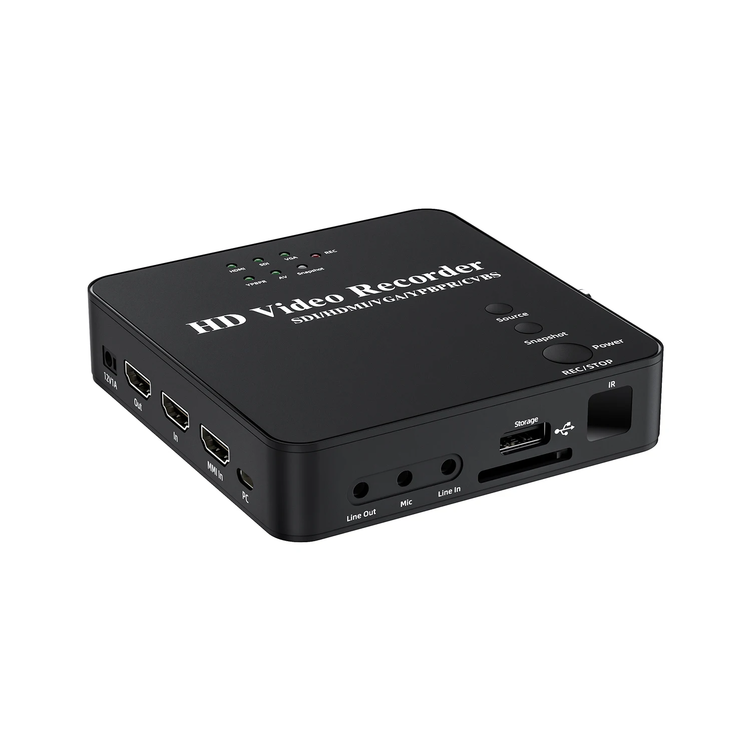 Unisheen UR350 SDI HD video capture box recorder support HDMI 4K30 SDI 1080P60 input