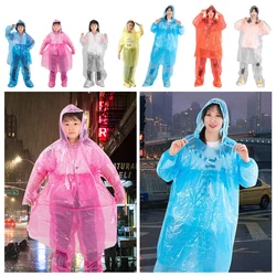Disposable Rain Pants Thickened Pack Foot Drift Waterproof Split Set Tourism Clear Raincoat Rainsuit Outdoor Travel Cycling