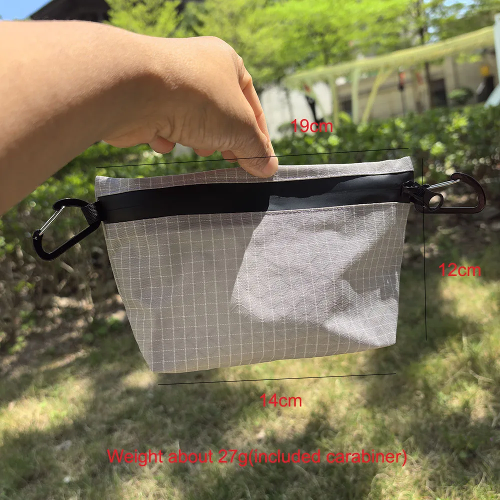 UHMWPE 27g Ultralight Purse Key Card Bag Waterproof Outdoor Wallet Passport Holder Cash Pouch Coin Storage Bag For Travel Hiking
