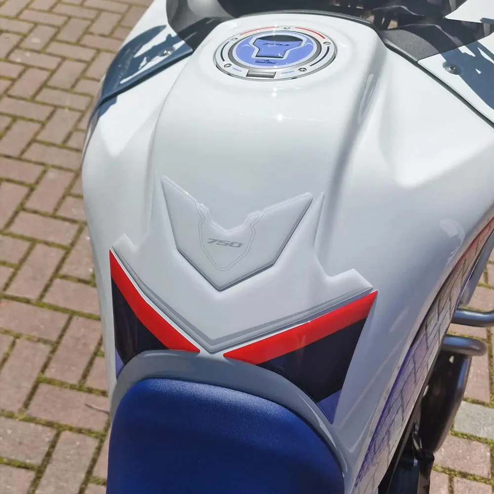 For Transalp XL750 XL 750 2023 Motorcycle Fuel Tank Pad Sticker Waterproof Scratch-Resistant 3D Resin Protective Sticker Kit