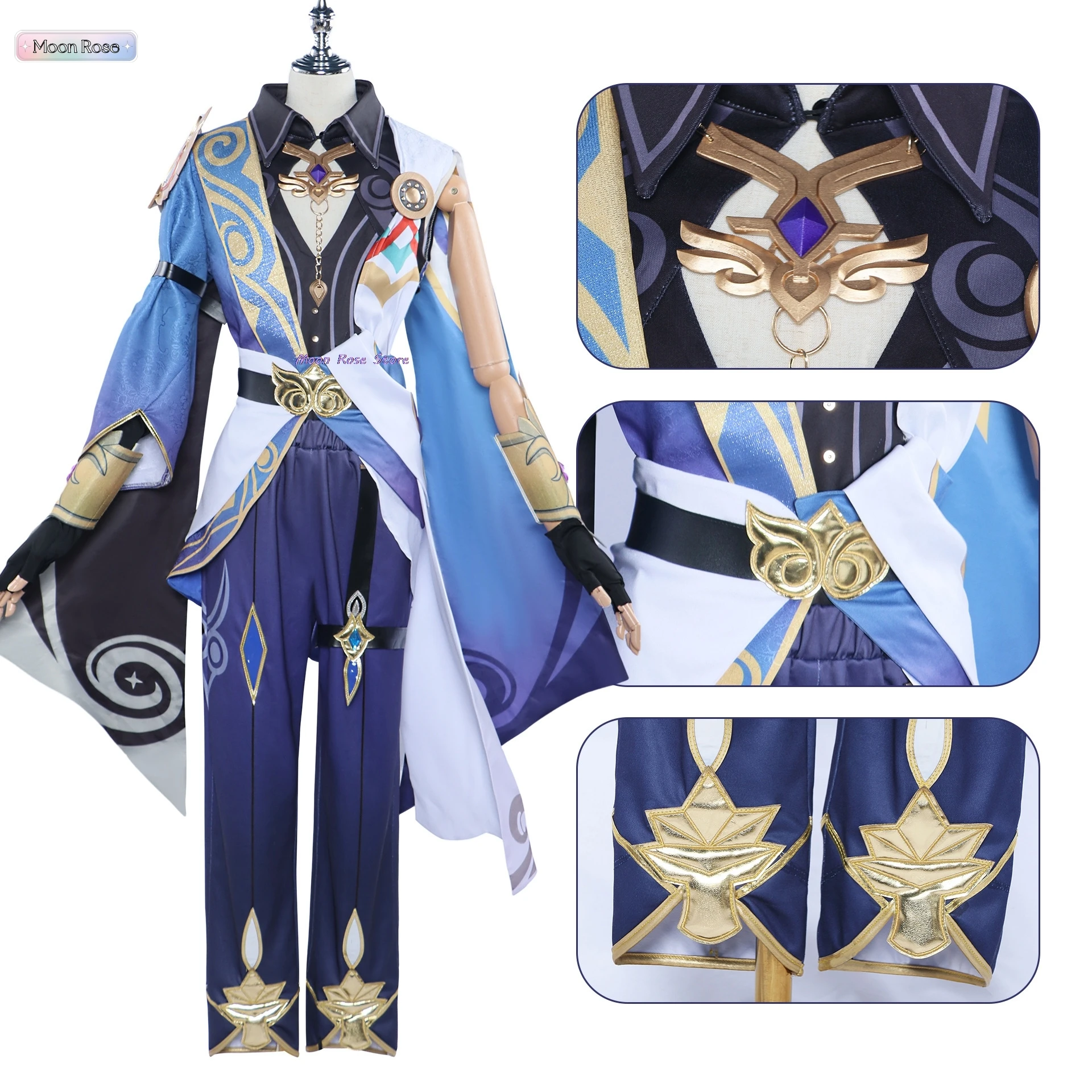 Dr Ratio Cosplay Kostuum Honkai Star Rail Carnaval Uniform Pruik Anime Halloween Kostuums Mannen Game Karakter Outfits