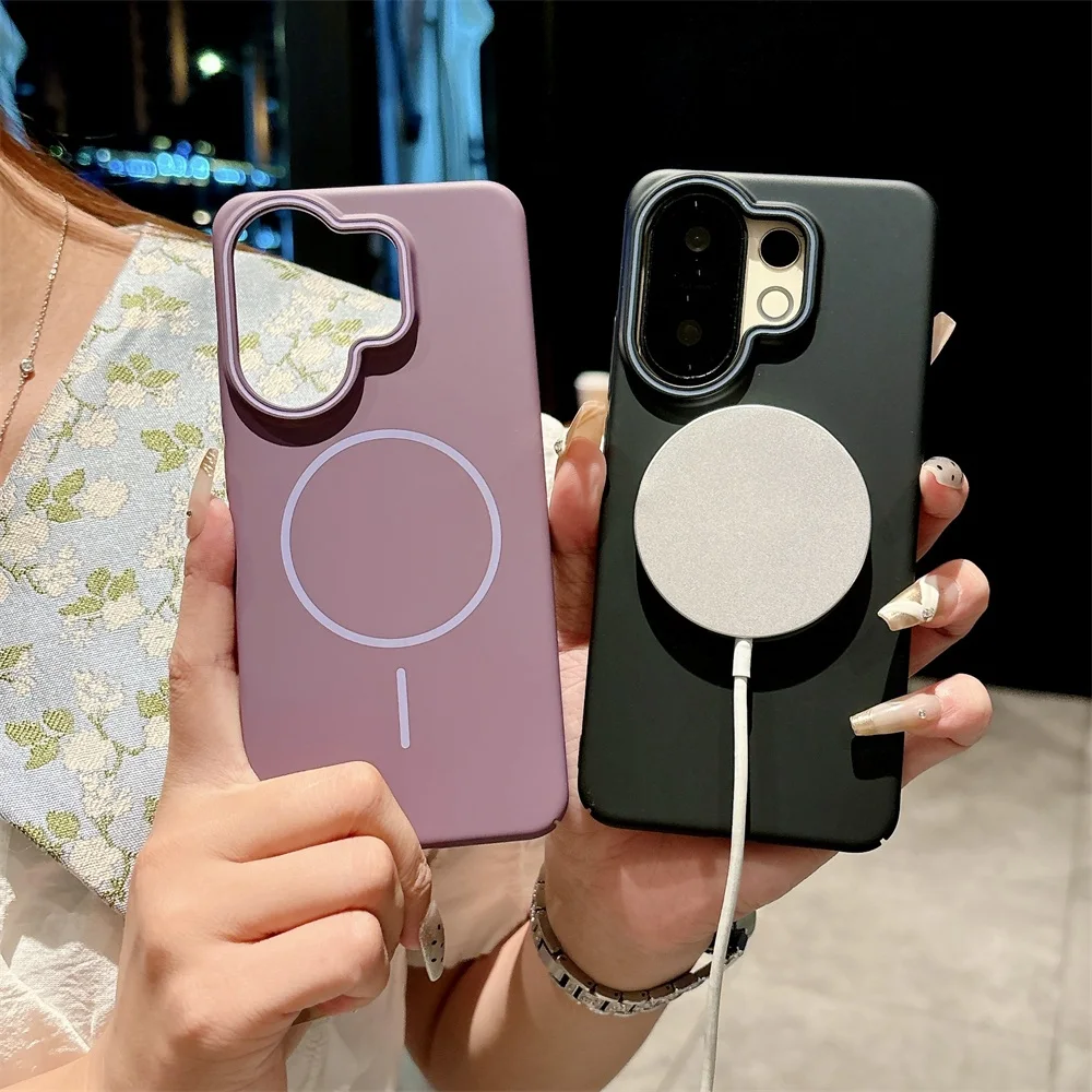 Hard PC Phone Case for VIVO X300 X200 X100 S50 S30 Pro Mini Ultra FE X300S X200S X100S V70 Elite 5G Smooth Magnetic Bumper Cover view 6