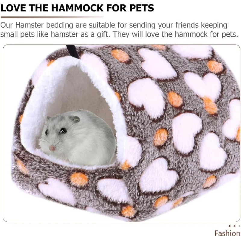 

Хлопковое гнездо подходит для хомяков, морских свинок и шиншилл во время зимы, висит, гамаков, с крючками.