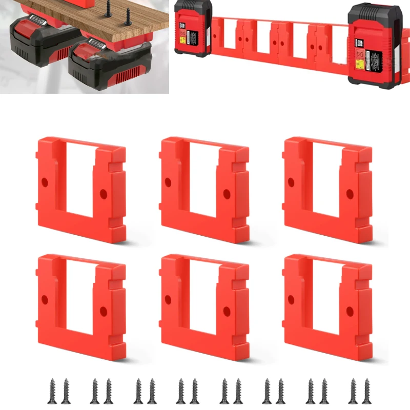 

For Einhell Power X-Change Portable Battery Holder Wall Mount Battery Holder Power Tool Holder Fixing Accessories