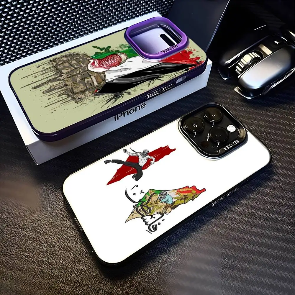 

Palestine-es-F-Flag Phone Case For iPhone 16,15,14,13,12,11,Mini,Pro,MAX Black Matte Shockproof Cover