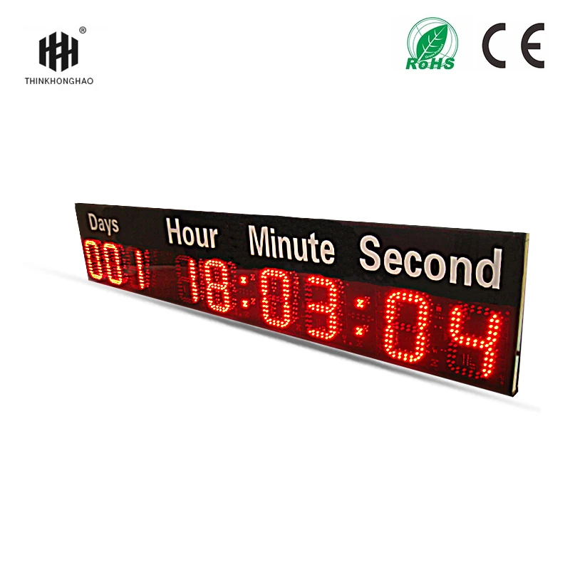 Outdoor LED Countdown Timer Display HST9-6R(DZ) Counts Days Hours Minutes And Seconds for Home And Garden Decoration