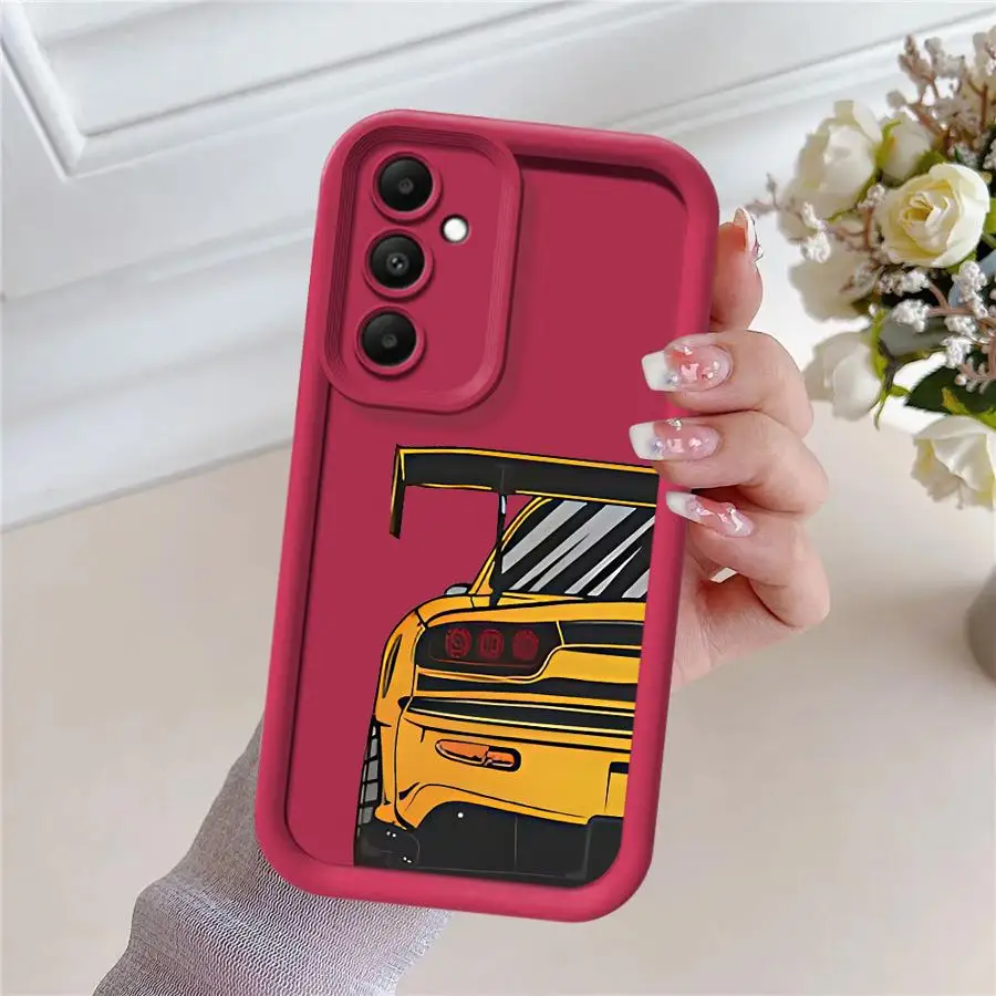 Japan JDM Sports Cars Phone Case for Samsung Galaxy A72 5G A73 A71A52s A54 A53 A52 A55 A35 A25 A15 A51 Soft Cover image 4