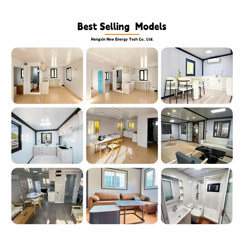 High Quality Prefabricated House 2 3 4 Bedrooms Folding Mobile Home 20ft 40ft Modular Expandable Container House