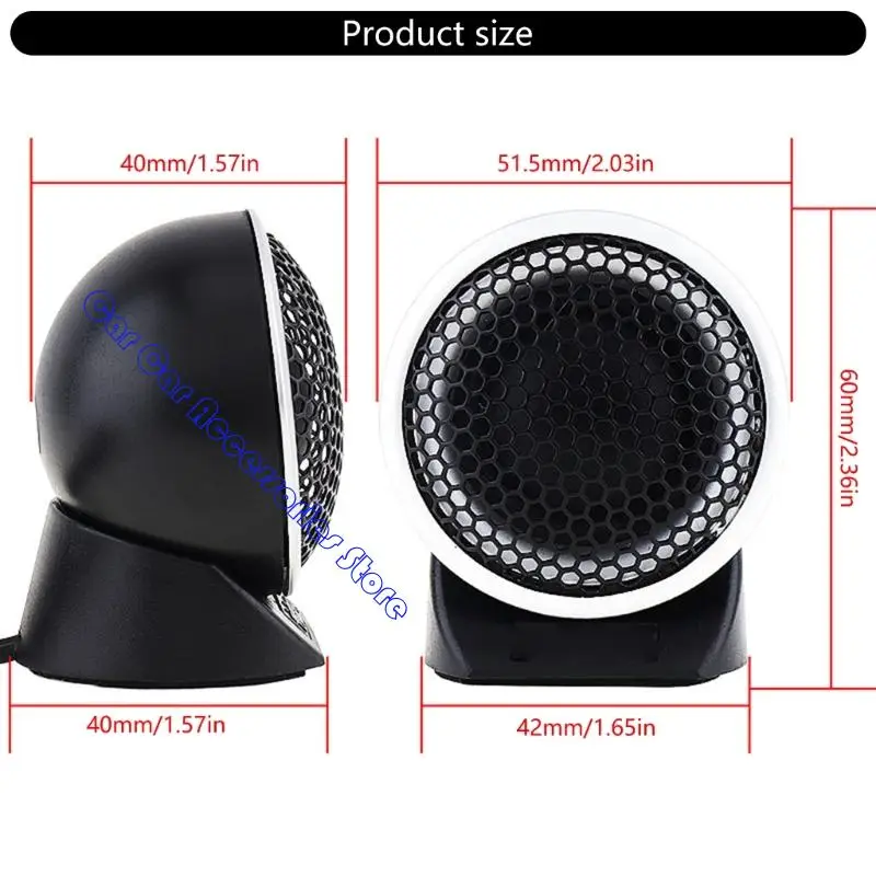 242d end end car silk dome tenters مكبرات الصوت مكبرات الصوت عالي التردد من مكبرات الصوت المتفوقة التي تضمن ارتفاعًا واضحة 2x