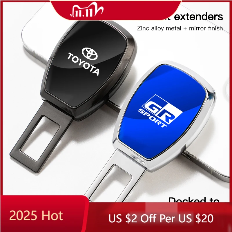 

Колпаки ступицы, зажим для ремня безопасности, удлинитель, пряжка замка автомобильного сиденья для Toyota Corolla Yaris Aygo Prius RAV4 Crown Camry