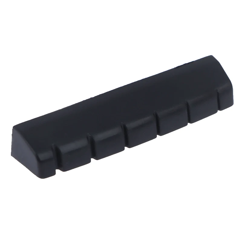 1pc Hard Plastic Nut For Electric Guitar Bone Nut Saddle Black Guitar String Pillow For 6 String Acoustic Guitar