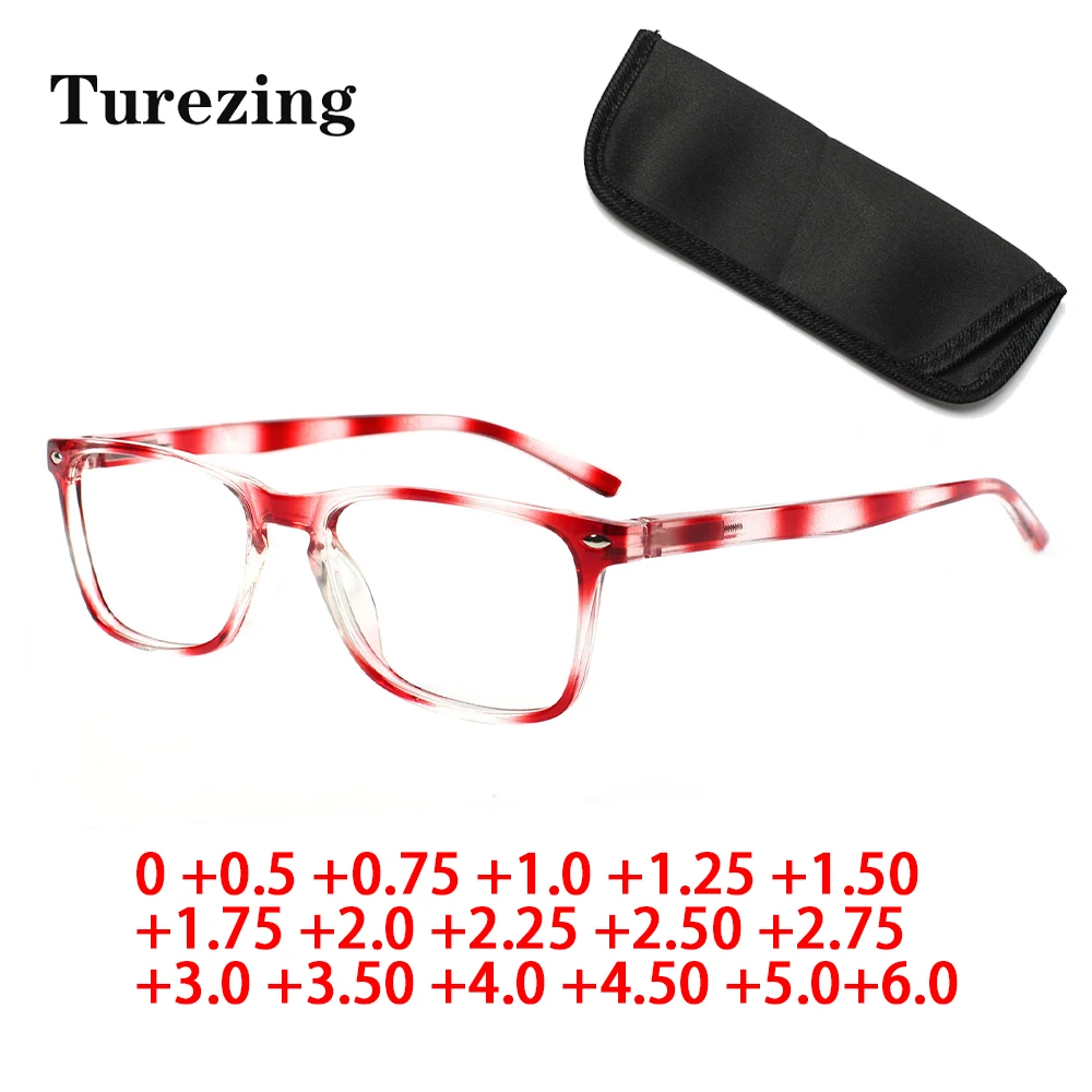 

Turezing 5 Pack Retro Reading Glasses Spring Hinge Men and Women Plastic Frame Decorative Eyewear Presbyopic Diopter Eyeglasses