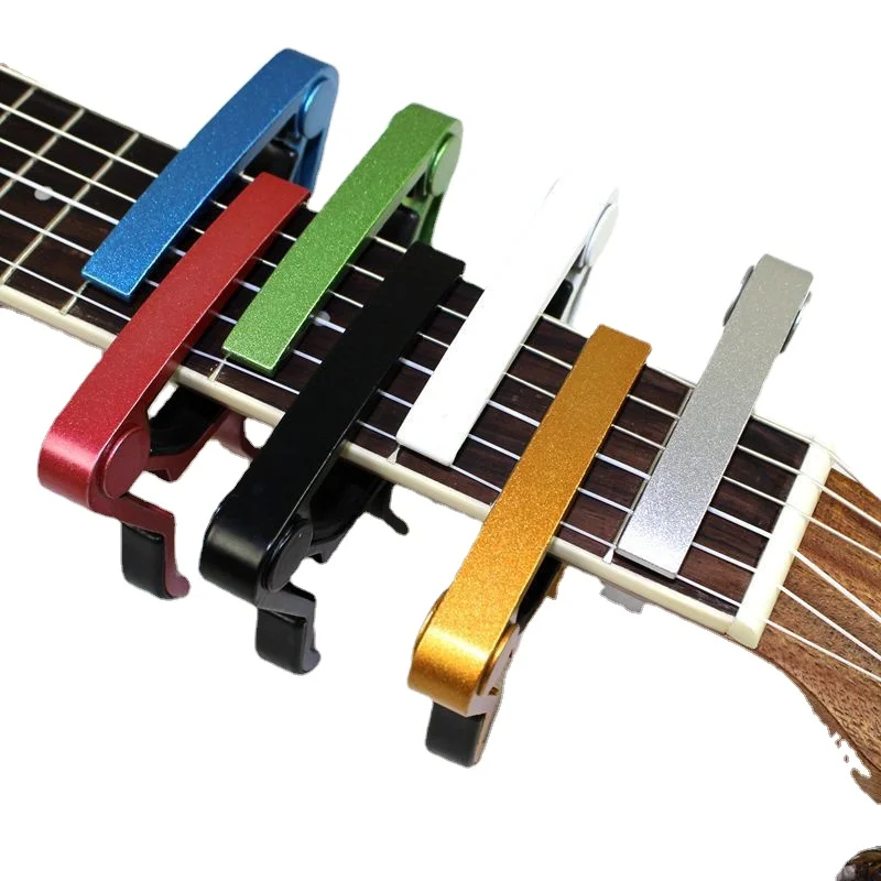 Universal Capo Guitar Accessories Shift Clamp Wrench Aluminum Alloy Metal Acoustic Classical Guitar Capo For Guitar Parts