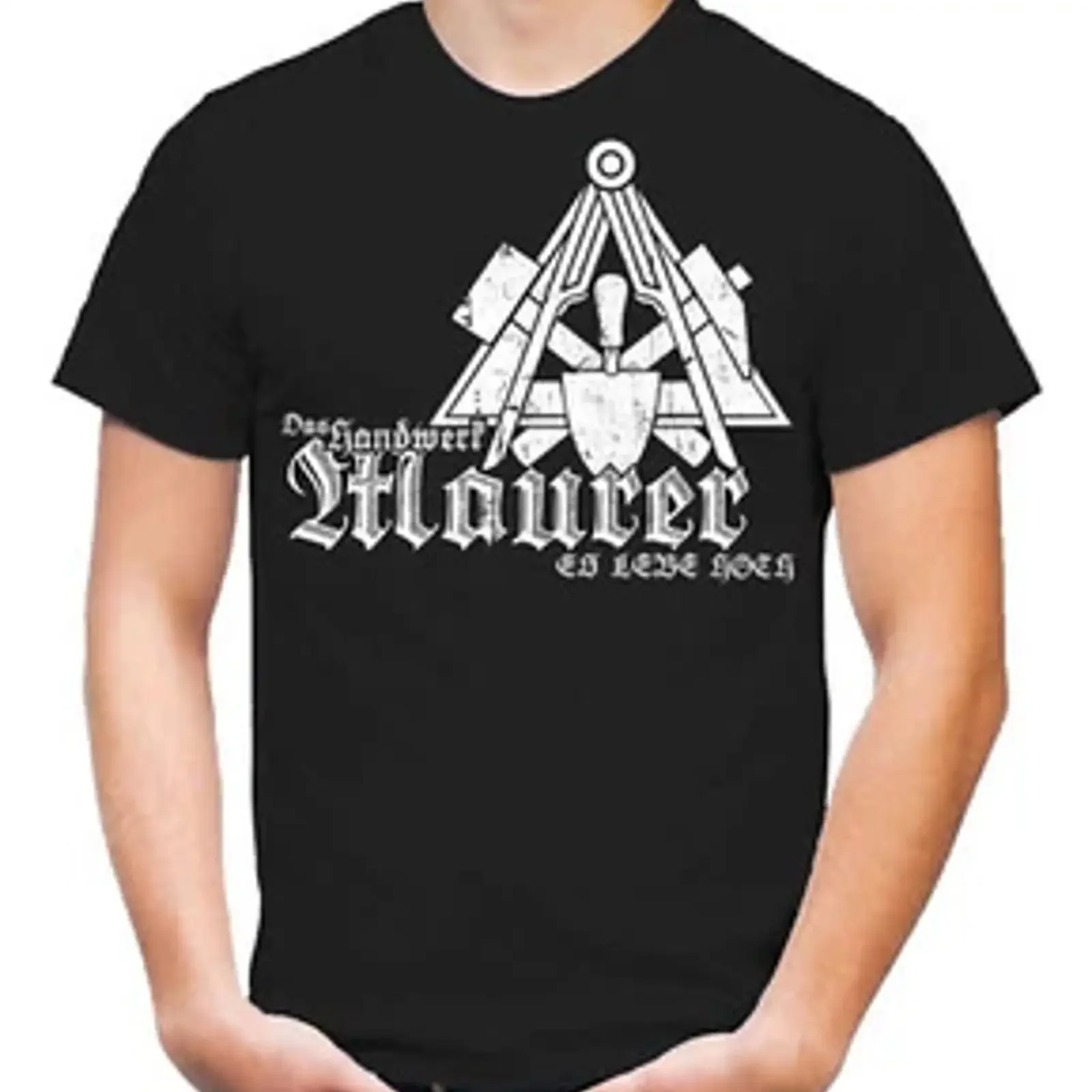 Bricklayer T Shirt Construction Guild Craftsman Roofer M1 vintage Washed designer clothes Versatile Slightly Comfortable