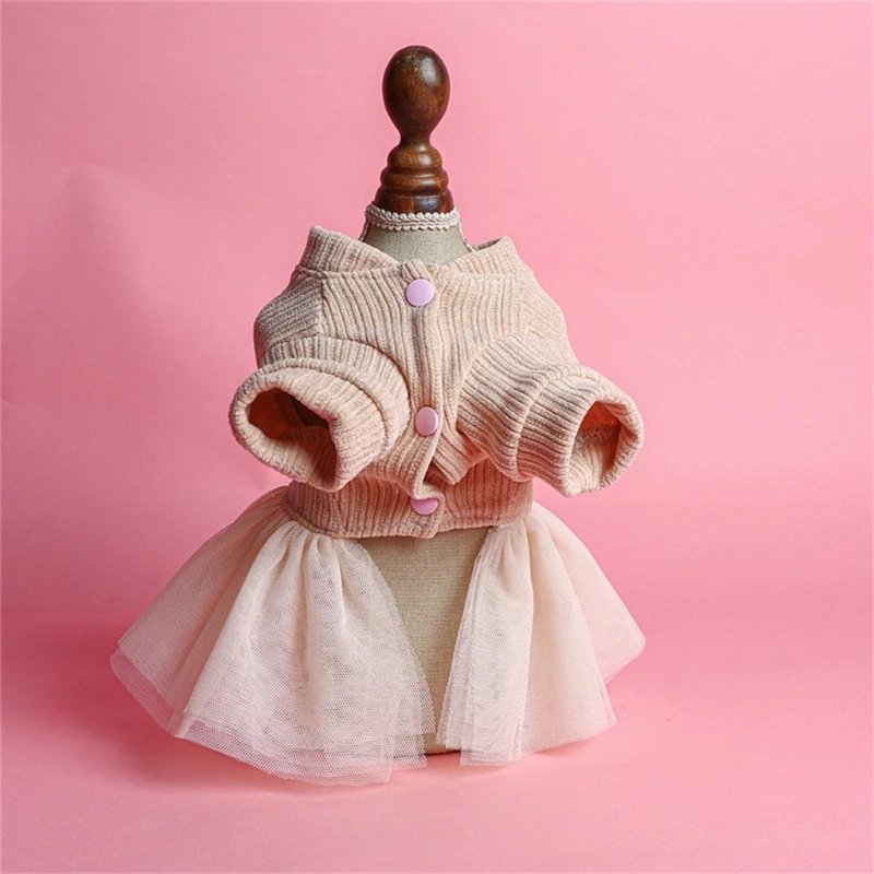 ลูกสุนัขชุดสุนัข ชุดสุนัข Bows ชุดสุนัขสำหรับสุนัขขนาดเล็กคริสต์มาสสุนัขชุดเจ้าหญิงสำหรับสุนัขสาว