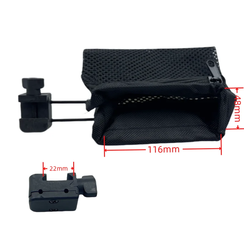 ใหม่ยุทธวิธีทองเหลือง Shell Catcher Catcher ตาข่ายห่อกับดัก Shell Ammo นิตยสารกระเป๋า Pack