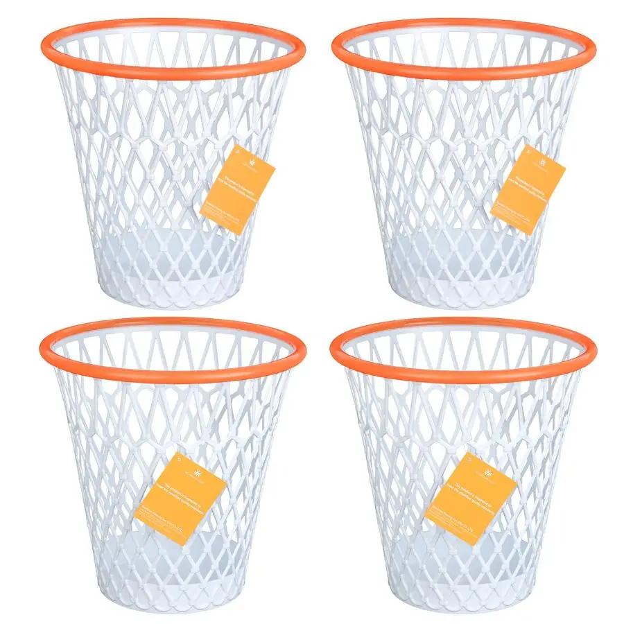 

4 PCS Trash Can,Wastebasket,Garbage Bin, 4.5 Gallon,Basketball Hoop,Basketball Trash Can for Boys Room Decor,Basketball Hoop,Gar