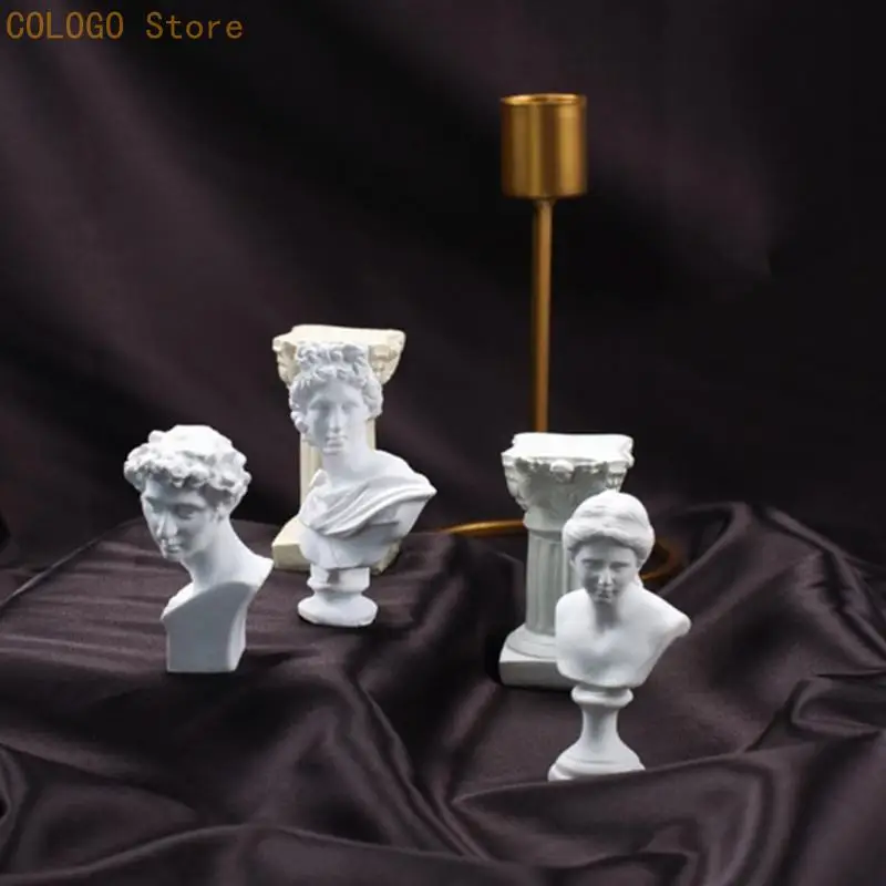 Greek Mythology Figurines Roman Pillar Roman Column Statues Greek Bust Statue and Sculptures Ornament Collectibles D0LD