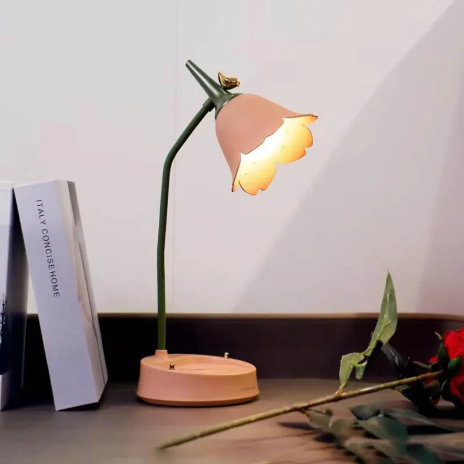 LED Eye Protection Desk Lamp, toque de leitura luz, multi-lâmpadas mesa luz, novo