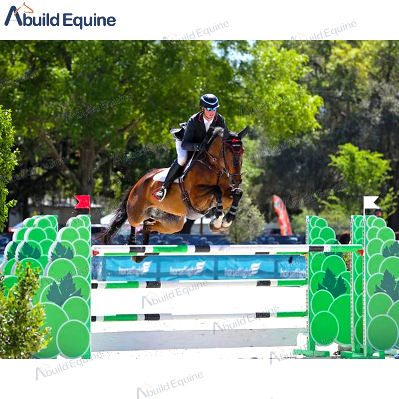 Maßgefertigte Farbe und Design Aluminium Reitsportausrüstung Pferde-Springhindernis