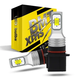 BMTxms 2PCS PSX26W 5202 PSX24W LED Fog Lights Bulb H8 H11 H16 9005 HB3 9006 HB4 H10 H27 880 881 Car Lamp For Subaru Jeep Toyota