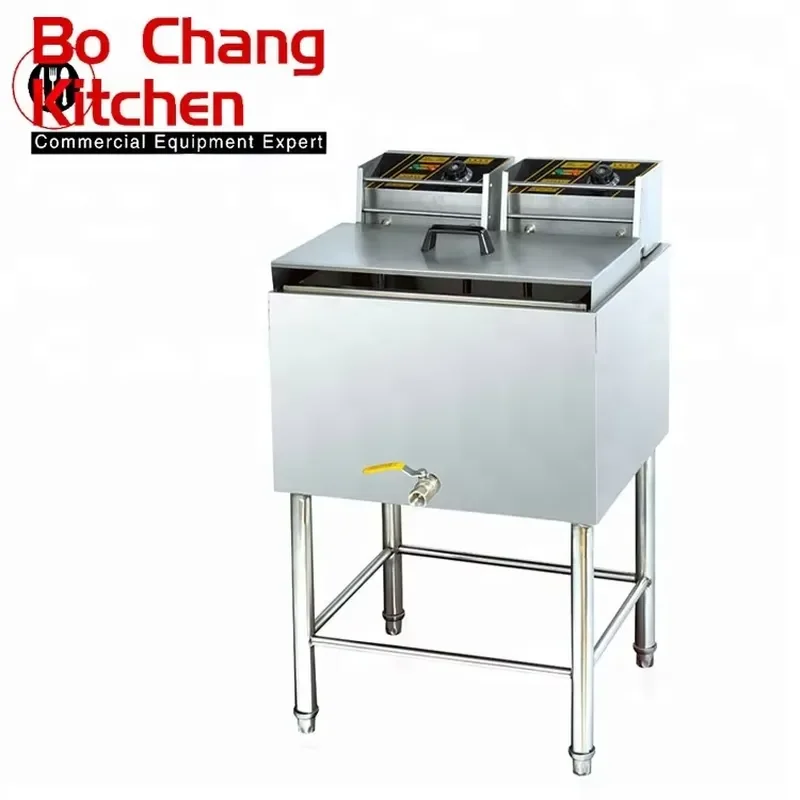 2026 Free Standing 28L Commercial Electric Deep Fryer/Double Basket Deep Fryer