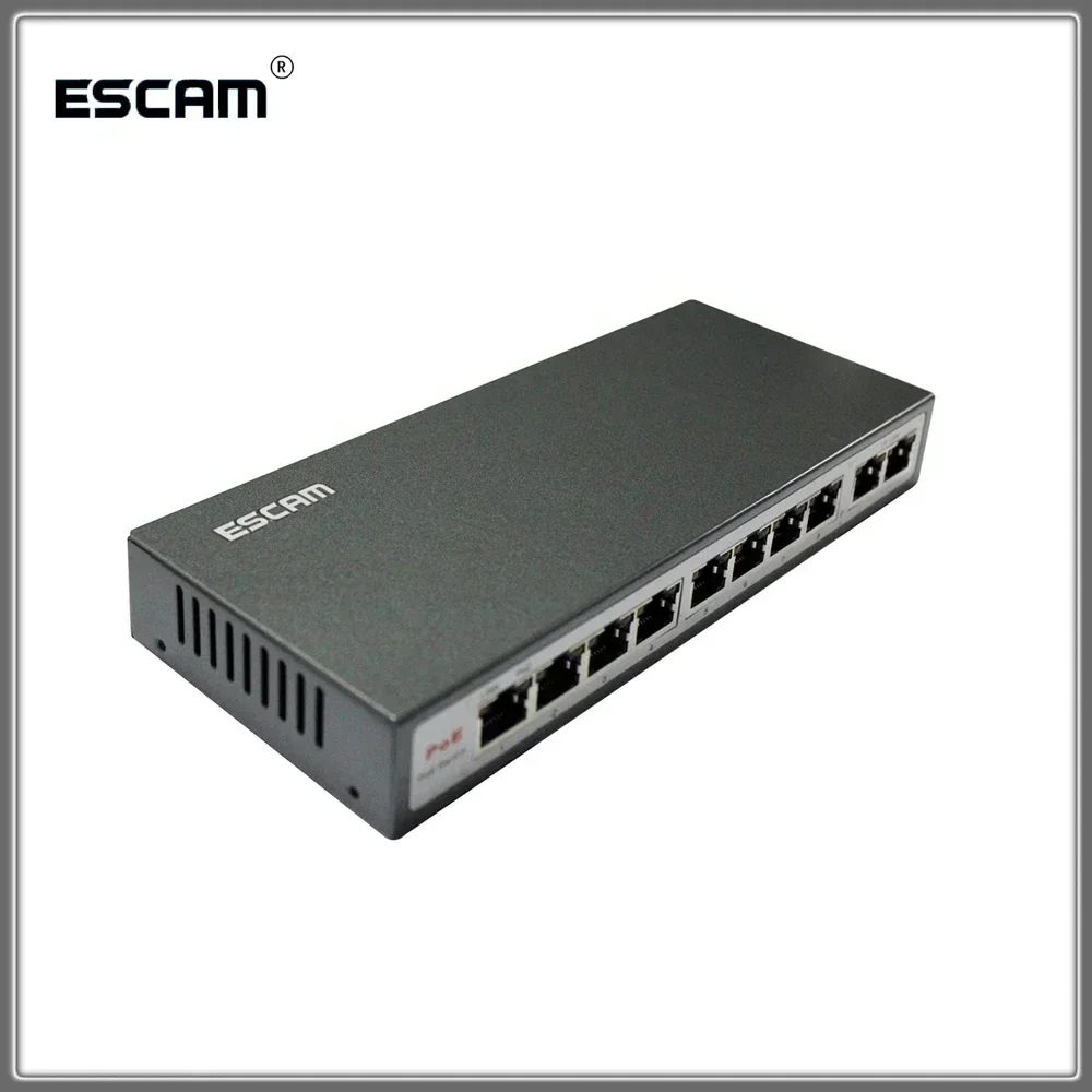 POE Power Supply Adapter, 8 Ports POE Switch, Network Phone, IP cameras, wireless AP, CCTV System NVR