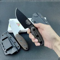 ESEE-S Fixed Blade Knife Outdoor Survival Straight Knife Tactical Camping Hunting Knife D2 Sharp Blade G10 Handle with Scabbard