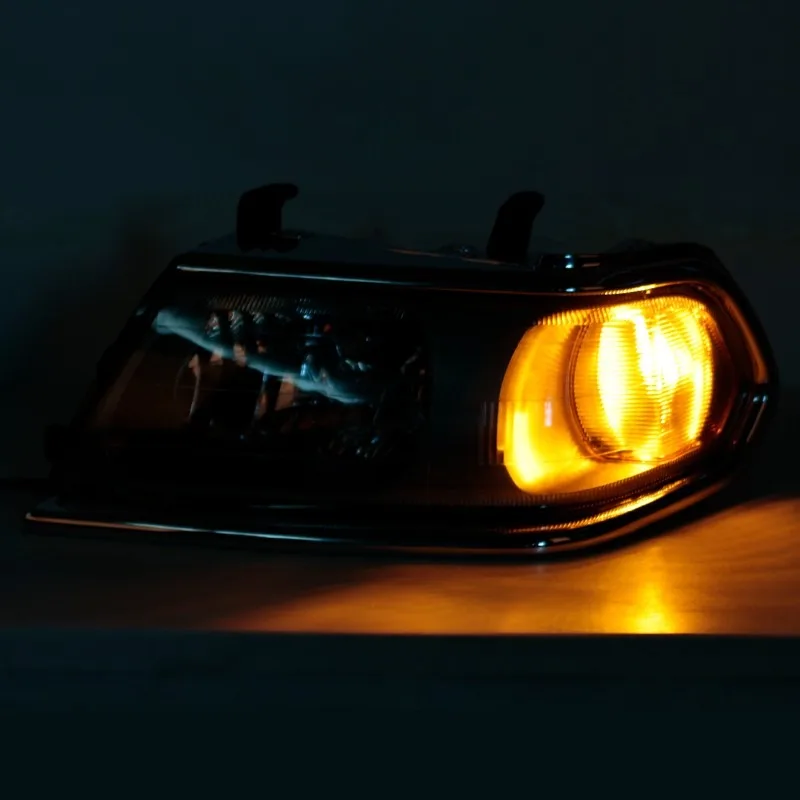 For Mitsubishi Montero Pajero Sport 2000-2004 Front Bumper Head Light Headlamp Driving Headlight Turn Signal Light view 2