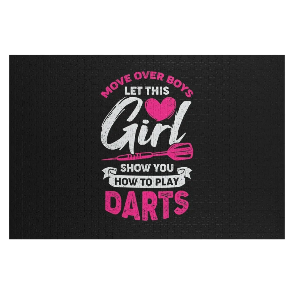 

Деревянный пазл для взрослых с изображением девушки-дартсменки, подарок для девушки, деревянные картины-пазлы, детские пазлы на заказ