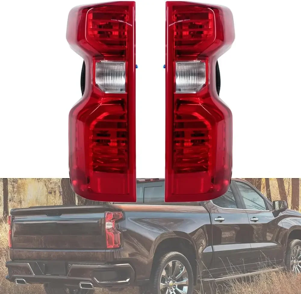 LED Rear Tail Light Rear Turn Signal Light Stop Brake Lamp Driving For Chevy Silverado 1500 2019-2021 84554656 84554657