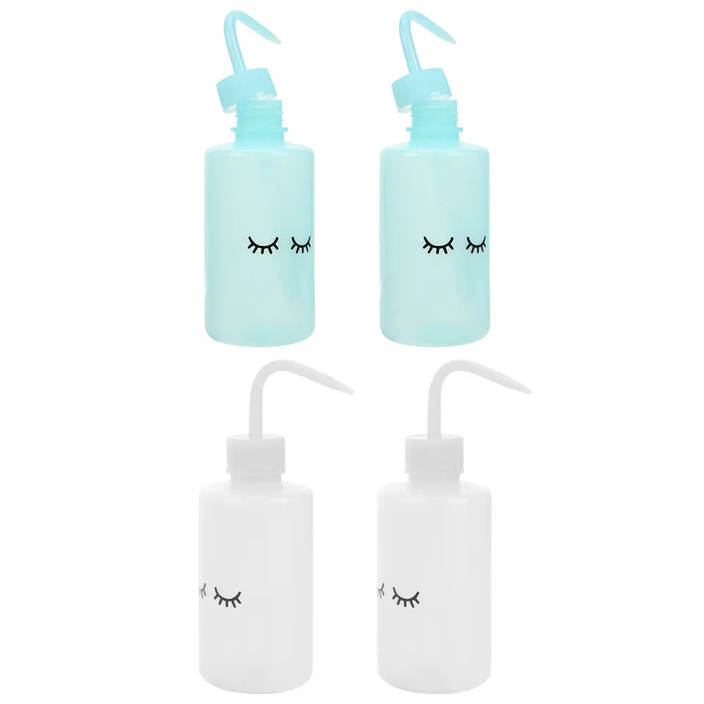 

4 Pcs Elbow Bottle Empty Squeeze Bottles for Liquids Washing Small Plant Squirt