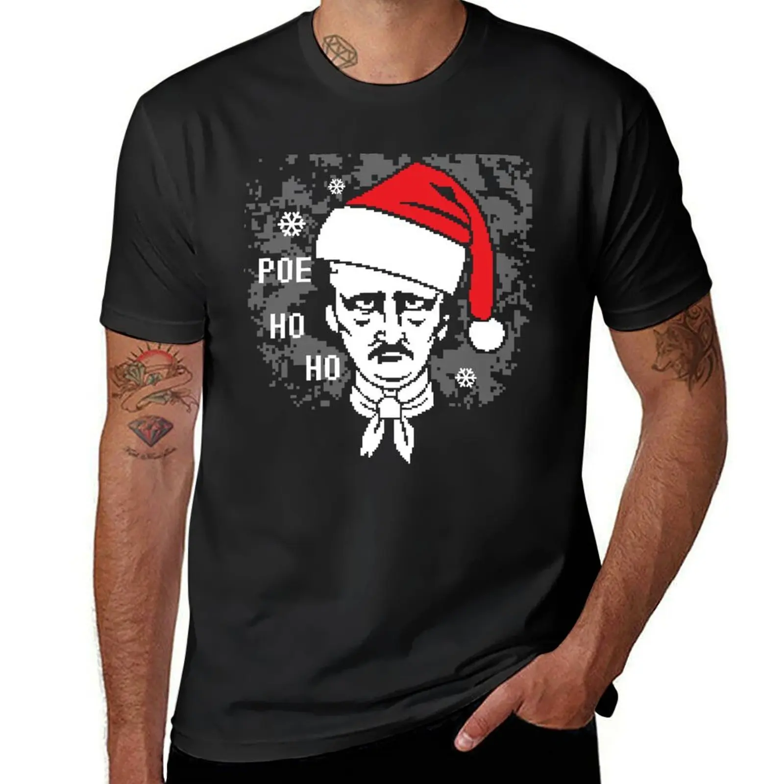 Edgar Allan Poe Ho Ho T-Shirt oversizeds tees oversized t shirt men