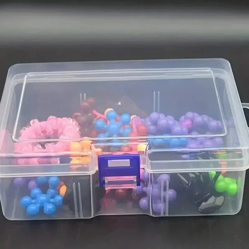 Transparent Plastic Storage Boxes For Jewelry Hardware Accessories Small Items DIY Crafts Cosmetics