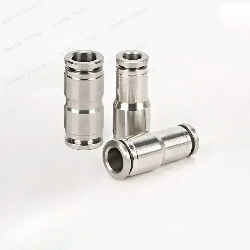 

PU PG3 4 6 8 10 12 14 16 20mm 1/4" 3/8" 1/2"Tube Equal Reducer 304 Stainless Push To Connect Quick Release Pneumatic Air Fitting