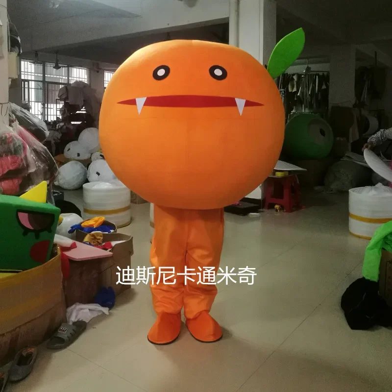 Navel Orange Costume Adult Mascot Costume Fancy Dress Clothing Halloween Party Carnival Events Adult