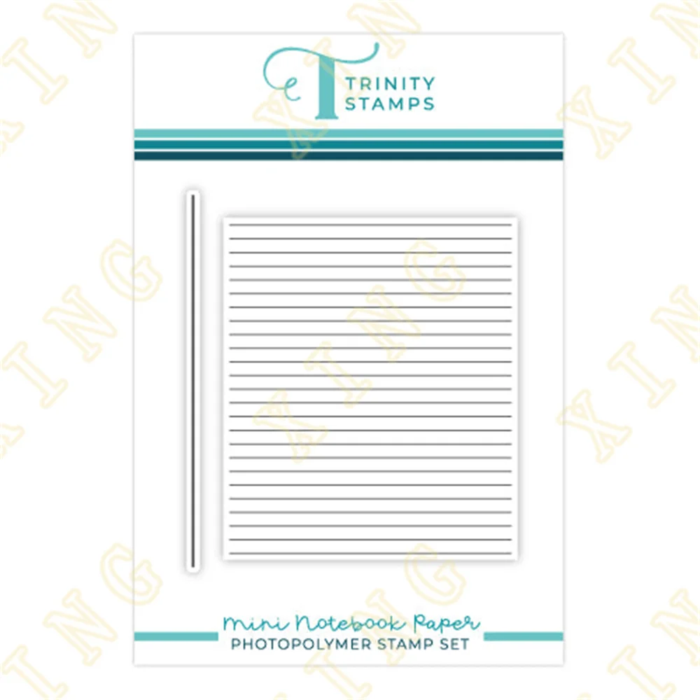 Mini Notebook Paper Clear Silicone Stamps Scrapbook Diary Decoration Embossing Template DIY Greeting Card Handmade 2023 New