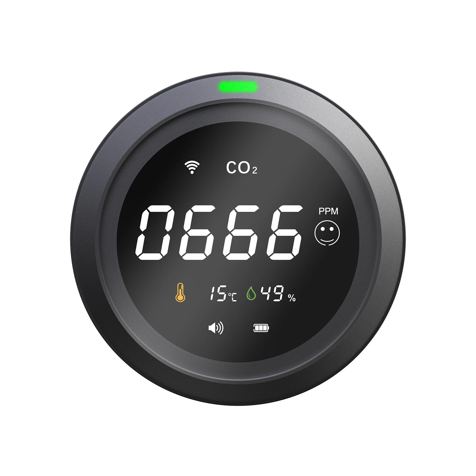 

Portable WIFI CO2 Carbon Dioxide Detector NDIR Sensor Temperature Humidity Indoor Wifi CO2 Meter Sensor Monitors