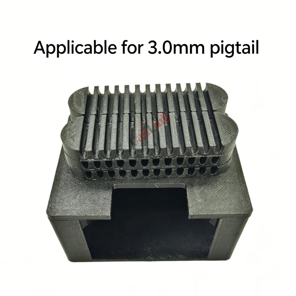 

72 Core Fiber Storage Box, Pre-Stripped 3.0 Pigtail Storage, Anti-Breakage & Pre-Cleaning, Pull-Out Design for Fusion Splicing
