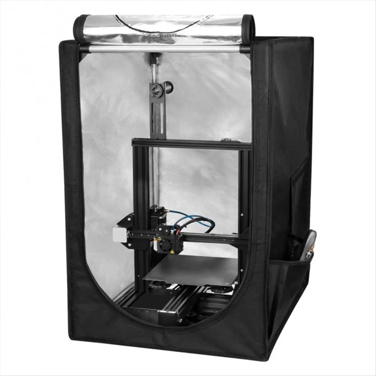 (B63C) 3D Printer Enclosure Easy-to-Install Protective Cover Flame Retardant Cloth 3D Printer Accessories