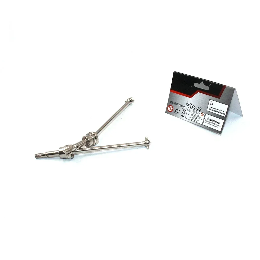 PX9200-28 2 uds RC coche eje de transmisión Universal eje Universal siamés de Metal para PX9200 1:12 piezas de lanza todoterreno de alta velocidad RC