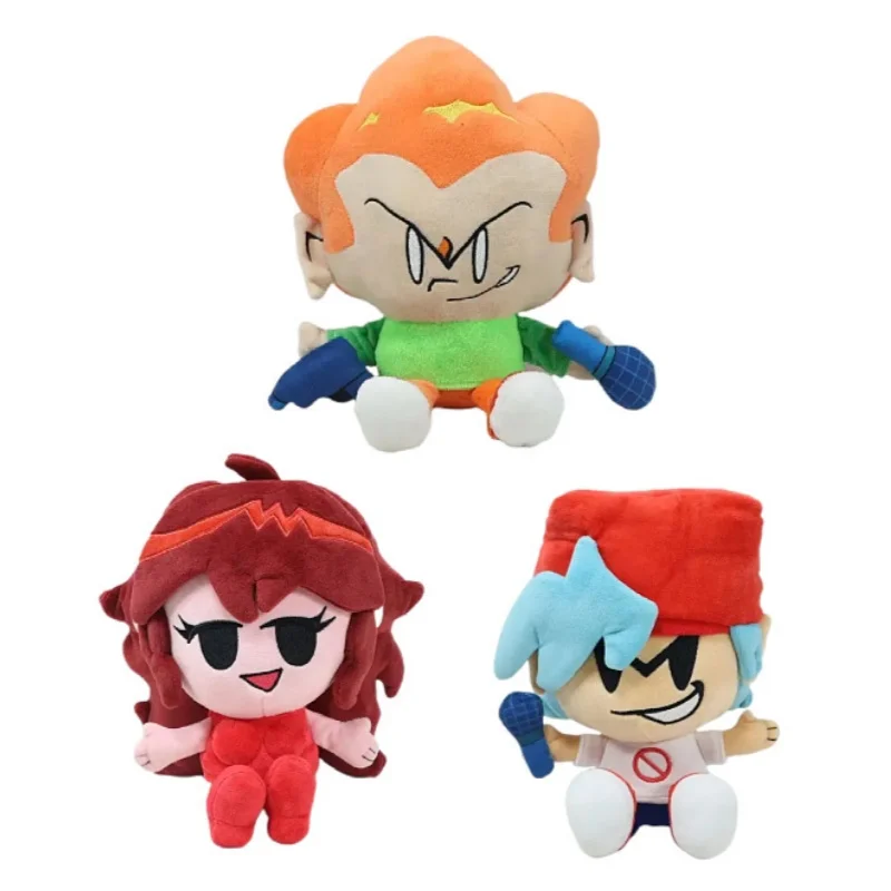 In Stock Fnf Nene Pico Darnell Plush Doll Friday Night Funkin Soft Stuffed Toy Game Character Cushion Gift Toys