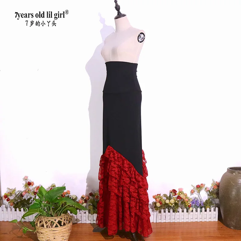 Jupe Fiamenco pour filles et femmes, Costumes de danse de valse, vêtements Foxtrot, 9968