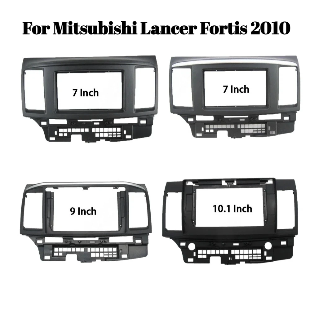 

9 / 7 Inch Car Radio Fascia for Mitsubishi Lancer Fortis 2010 | Android Stereo Player 2DIN Head Unit Dash Panel Frame