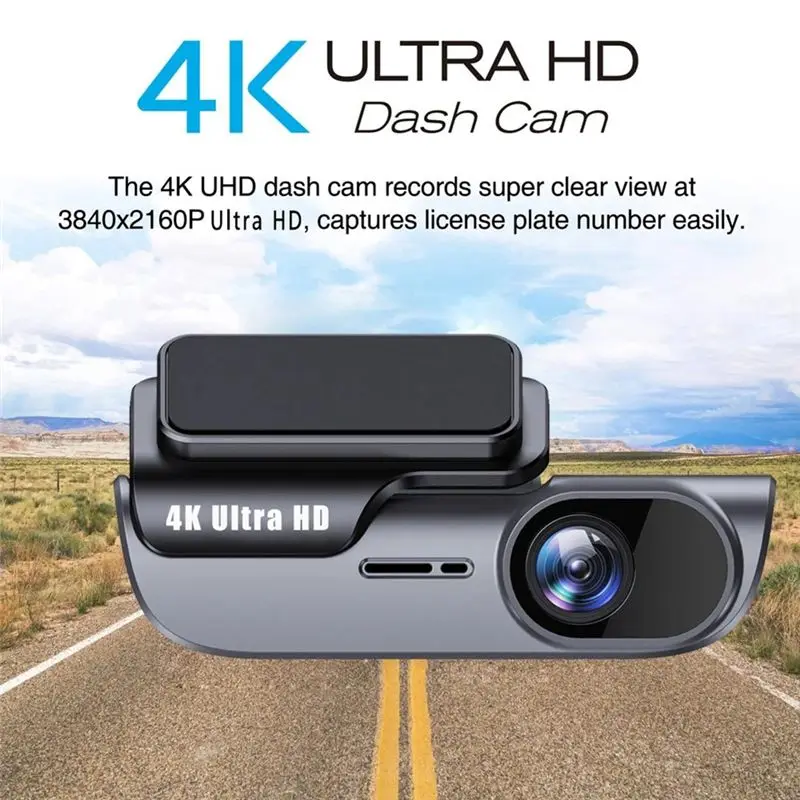 【MUST-HAVE】4K Dash Cam WIFI Car DVR Camera Video Recorder Drive Recorder Dashboard Cam Registrar Black Box 24 Hours Night Vision