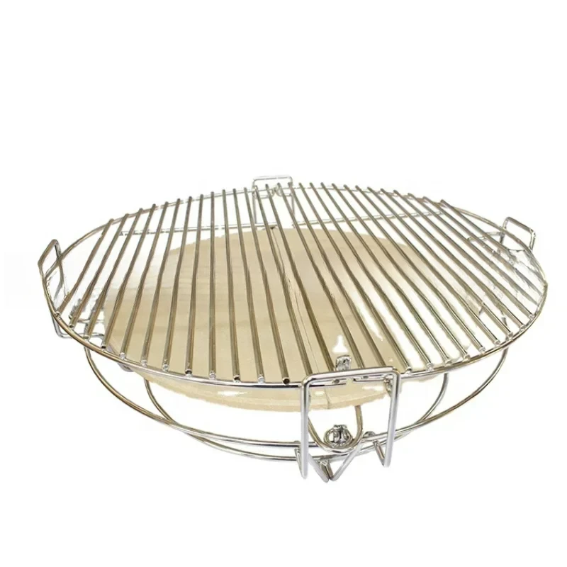 Stainless Accessory Bbq Grill Wire Mesh Kamado Parts BarbecueDivide& Conquer Cooking System