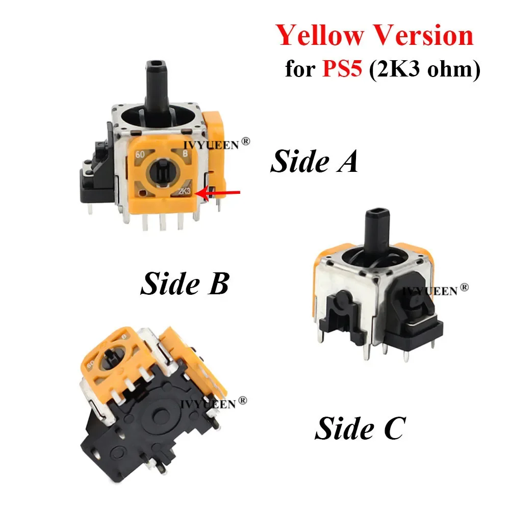 IVYUEEN 100 Chiếc Cho Tay Cầm Dualshock 4 PS4 DS4 Bộ Điều Khiển 3D Nút Bấm Nắp Dành Cho XBox One S X 360 Màu cảm Biến Gậy Chụp Hình Cho PS5