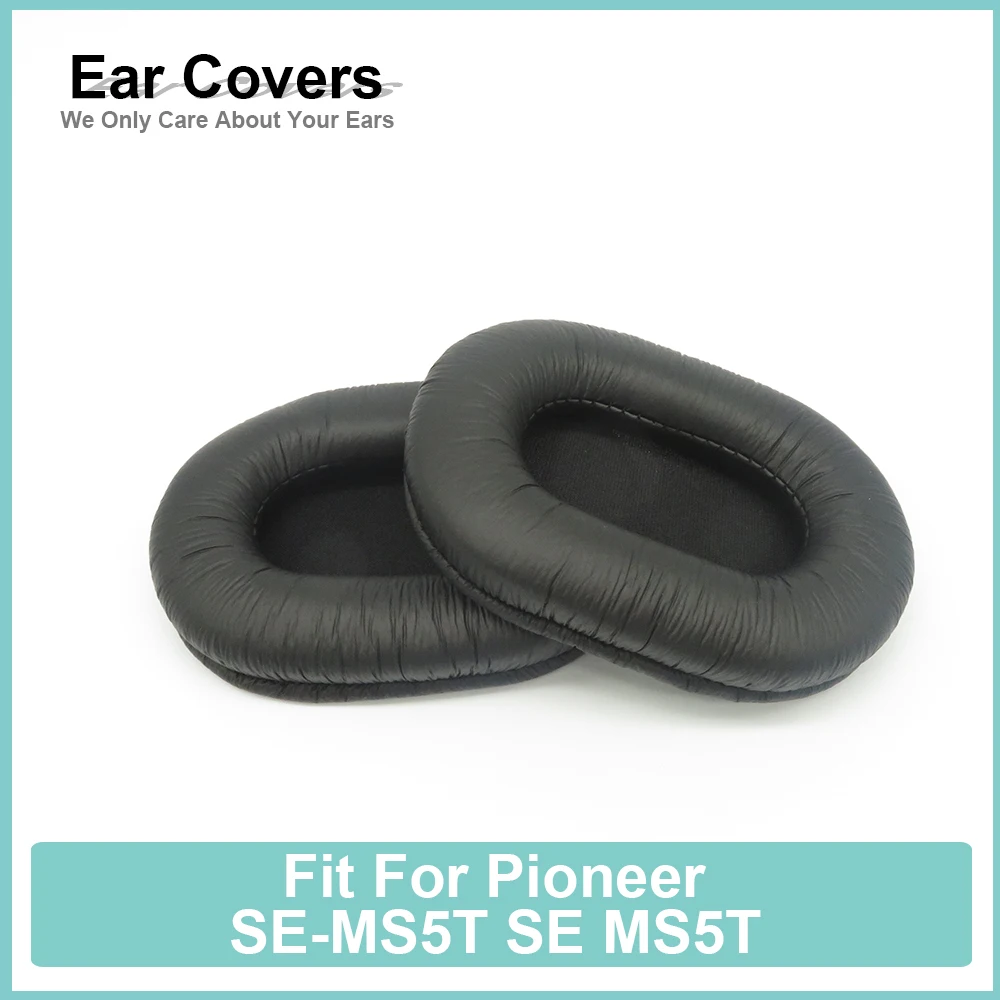 Earpads For Pioneer SE-MS5T SE MS5T Headphone Earcushions Wrinkled Pads Foam Ear Pads Black Comfortable