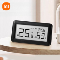 Xiaomi Thermo-Hygrometer Indoor Temperature Humidity Monitoring for Car Office Baby Room Weather Station Alarm Clock Table Decor