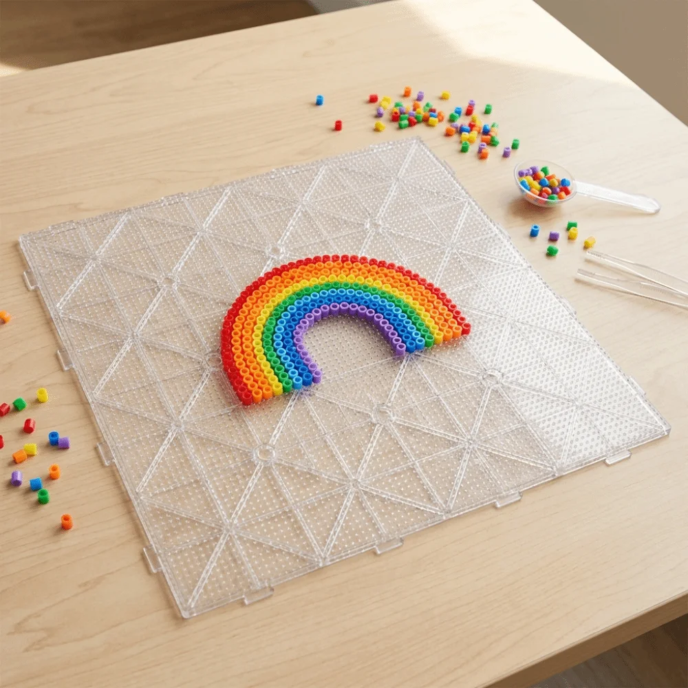 

Квадратные термостойкие основы для бусин Hama/Perler 104x104 мм, 2,6 мм, для рукоделия